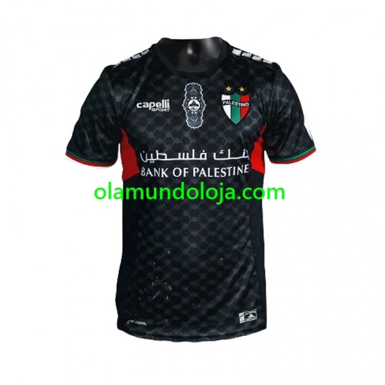 Camisola Club Deportivo Palestino Homem Equipamento Segundo 2024-2025 Manga Curta